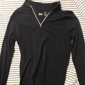 ZYIA Black Quarter-Zip
